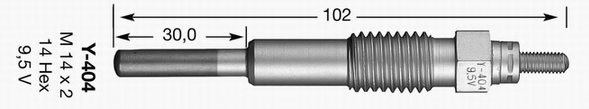 NGK 6829 Glow Plug